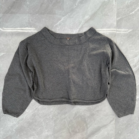 Free People Sweaters - Women’s Free People Jamie Oversized Off The Shoulder Sweater Wool Blend Medium